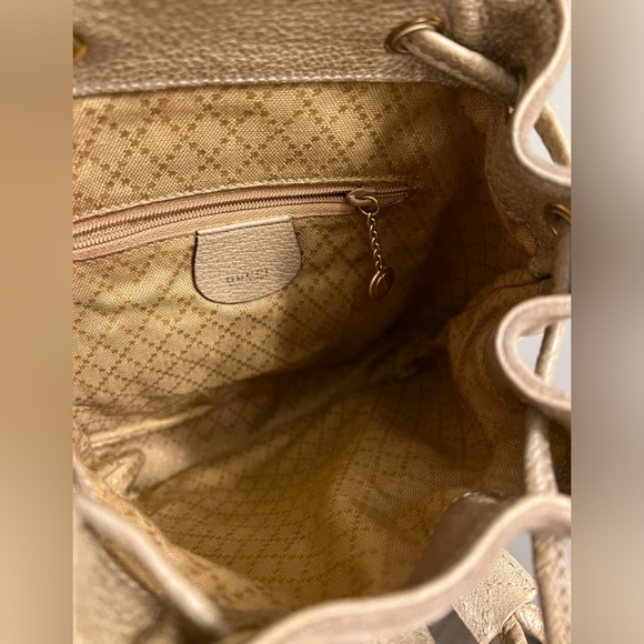 Gucci bamboo camel suede mini backpack 🎒 🥰🌹❤️🤗 - Picture 11 of 16